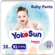 Трусики Yokosun 38 шт XL (12-20кг)