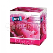 Платки косметические Bella 80 шт Extra Soft Пиония