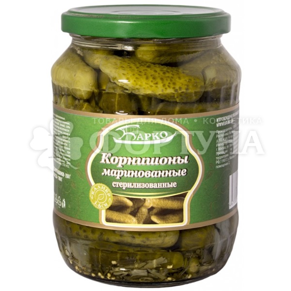 Корнишоны Барко 720 мл маринованные 3-6см
