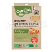 Пергамент для выпечки QUALITA 15 шт листовой
