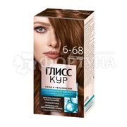 Краска для волос Глисс Кур 6-68 Шоколадный каштановый