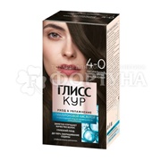 Краска для волос Глисс Кур 4-0 Темно-каштановый