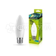 Лампа Ergolux   светодиодная С35 11Вт Е27 4500К