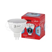 Лампа Эра Эко 1 шт светодиодная LED MR16 7Вт 4000К GU5.3