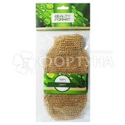 Мочалка для тела Beauty Farm  натуральная варежка (джут) артикул 58709