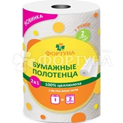 Полотенца бумажные Фортуна 1 шт 2-х слойные