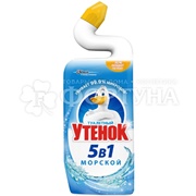 Чистящее средство Туалетный утенок 900 мл 5в1 морской