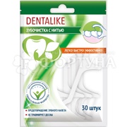 Зубочистки с нитью Dentalike 30шт