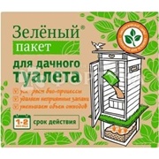 Средство Зеленый пакет 30 г (№111) для дачного туалета