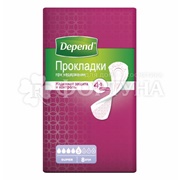 Прокладки Depend 8 шт при недержании женские Super