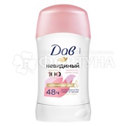 Дезодорант твердый Дав 40 мл Невидимый. Нежность лепестков