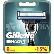 Кассеты Gillette MACH-3 6 шт