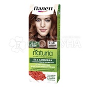 Краска для волос Палетт Naturia 6-68 Карамельно-каштановый