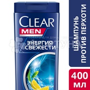 Шампунь Clear Men 400 мл Энергия свежести