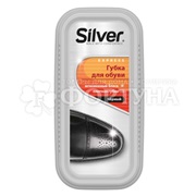 Губка для обуви Silver  Широкая Черная придающая блеск