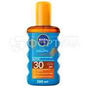 Масло-спрей Nivea Sun 200 мл Защита и загар SPF 30