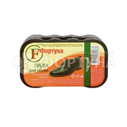 Губка для обуви Фортуна  Стандарт Черная