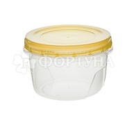 Банка 0,3 л Премиум для хранения продуктов с крышкой (цвета в ассортименте)